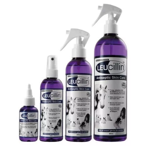 Leucillin Anticeptic Skincare For Animals All sizes