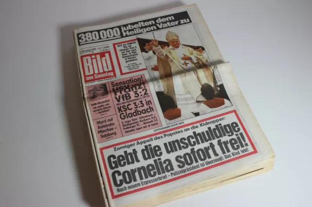 Bild am Sonntag vom 16.11.1980 November BAMS * Bildzeitung * Geschenk Geburtstag