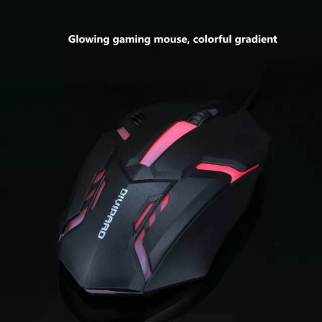 7 Colour USB Wired LED Pro Gaming Mouse Optical Game Mice For PC Laptop Computer 3