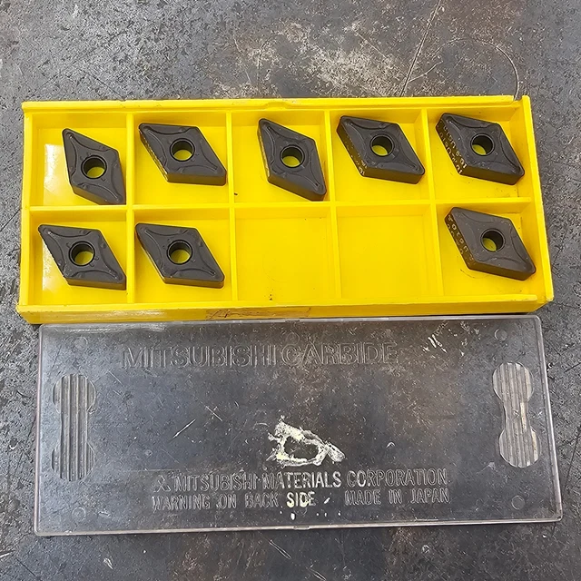 thumbnail image 2 of Set Of 10 VNMG 1604 PM 4225 Turning Inserts For Metalworking 2 of 13