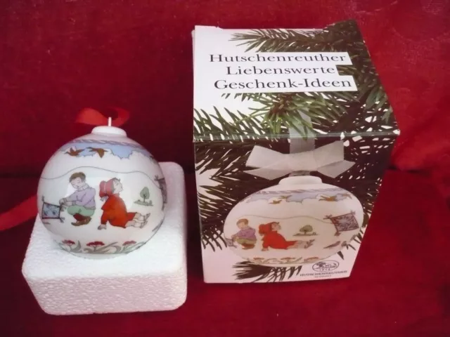 Hutschenreuther Bola de Navidad __ 1991 __ 6 , 5cm _