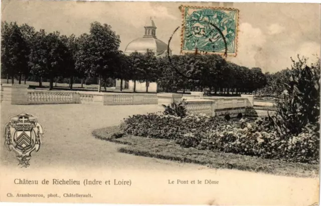 CPA Chateau de RICHELIEU - Le Pont et le Dome (227041)