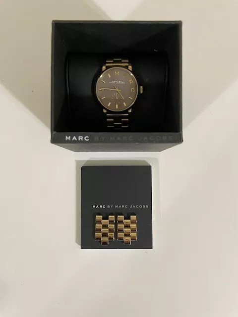 Marc by Marc Jacobs Baker Gold Tone Watch MBM3281