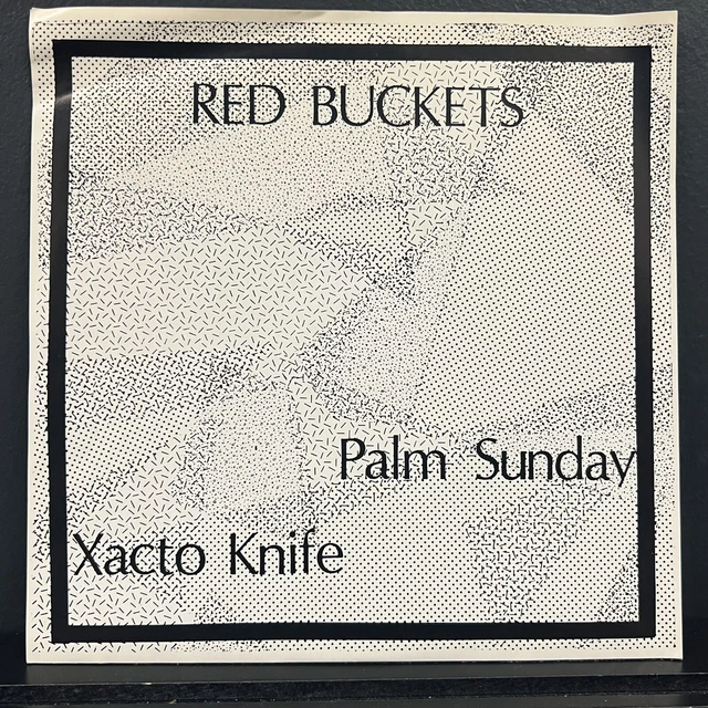 Red Buckets - Palm Sunday 7" punk garage 45rpm 1982 kbd 45 vinyl NYC Brooklyn US