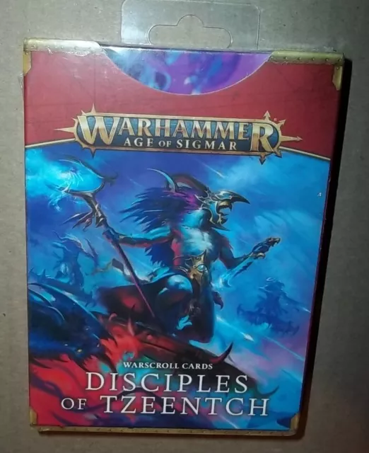 Warhammer Age Of Sigmar Disciples Of Tzeentch Warscroll Cards Pack NEW