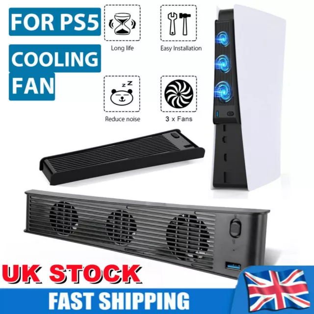 For PlayStation 5 PS5 Console Host Cooling Fan Cooler Game External Accessories