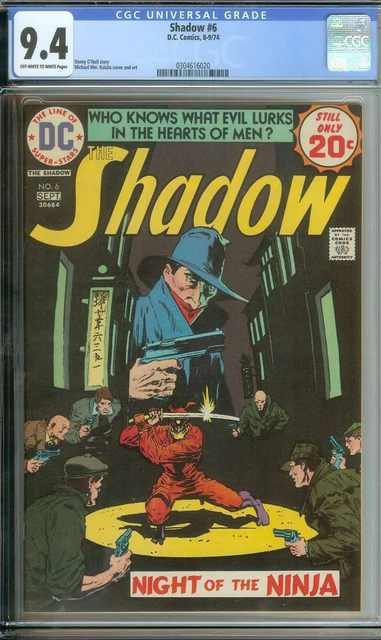 Shadow #6 Cgc 9.4 Ow/Wh Pages