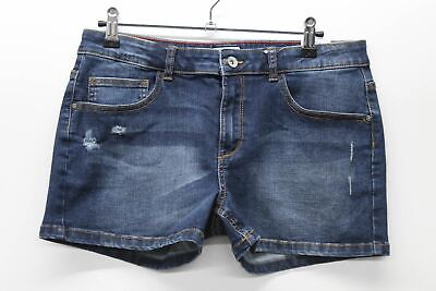 Mayoral Bimba Blu Misto Cotone Pantaloncini di jeans regolabili in vita 18 ANNI NUOVO CON ETICHETTA