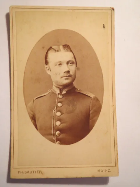 Mainz - Soldat in Uniform - Regiment Nr. 88 - Portrait / CDV