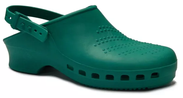 Toffeln Steri Klog 058 - Green - Washable Work Shoes