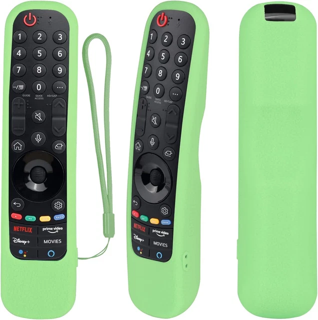 2 Custodie In Silicone Per Telecomando LG Smart TV, Luminescenti Al Buio, Compatibili Con AN-MR650, AN-MR600, AN-MR18BA, AN-MR20BA, Colore Viola
