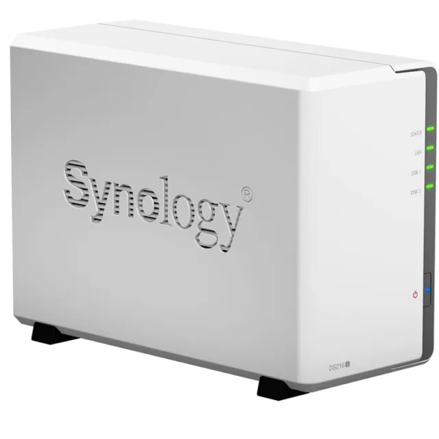 Synology DS216j DDR3 512MB Dual-Core 1,0 GHZ 2x Baie Nas 3