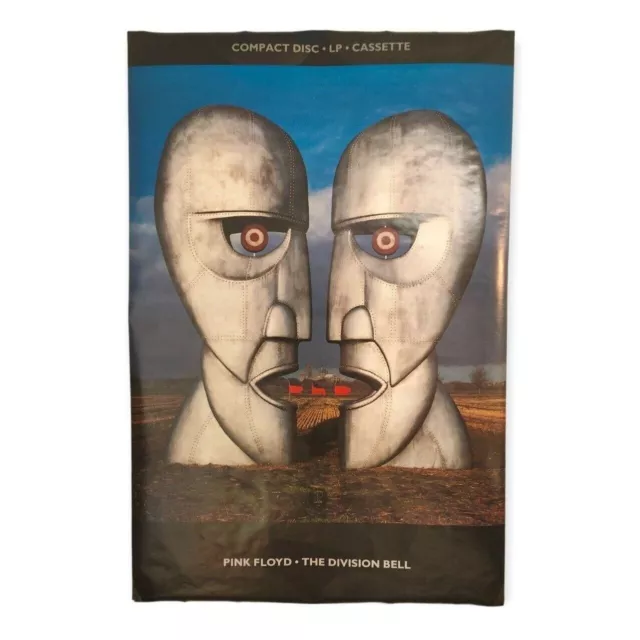 Vintage Pink Floyd The Division Bell 40"x60" Subway Poster Original Promo Rare