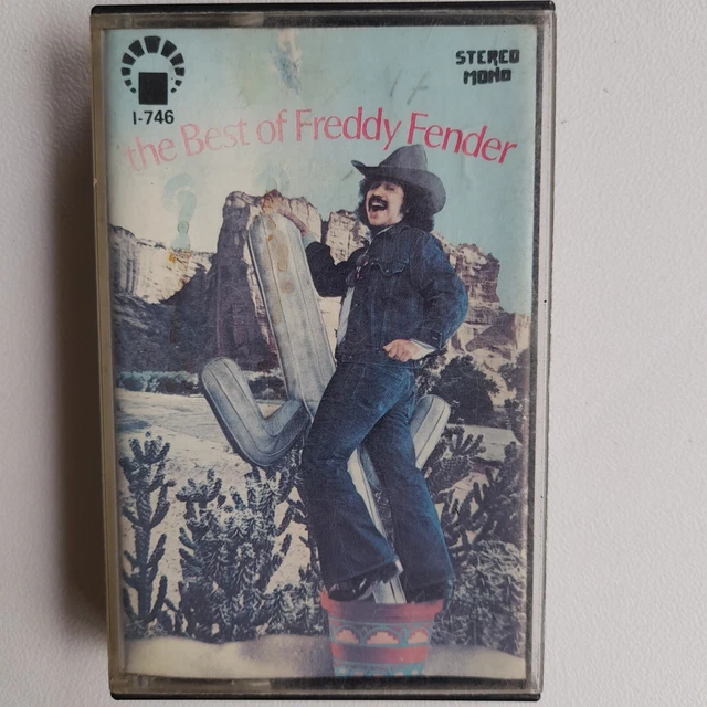 THE BEST OF FREDDY FENDER 1977 Tracks AUDIO CASSETTE TAPE Vintage Teardrops Fall