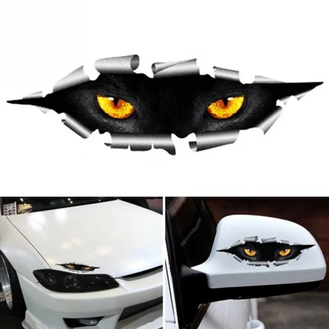 Waterproof Eyes 3D Auto Accessories Peeking Cat Eye Sticker Car Sticker