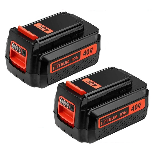 2X 40Volt 4Ah for Black&Decker 40V Max Lithium-ion Battery LST136 LBXR36 LBX2040