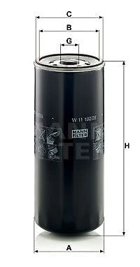 Filtre à Huile MANN-FILTER W 940/18 - Pour Deutz-Fahr DX 3.70, Neuf