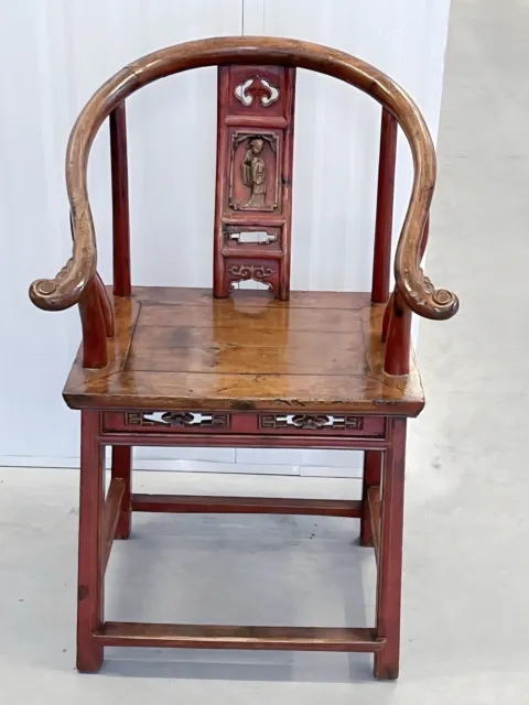 Antiker Stuhl / Sessel / Schreibtischstuhl China / chinesisch um 1900