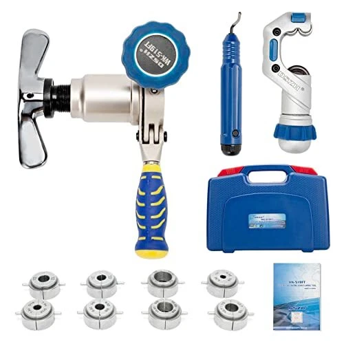 Flaring Tool Kit for 1/4" - 3/4" Copper Pipe HVAC Flare Tool 45°Eccentric Tub...