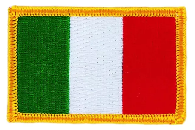 Patch Toppa Ricamata Bandiera Italia Termoadesivo Emblema