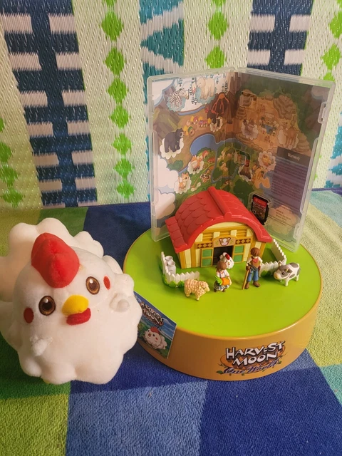 Harvest Moon One World Musical Diorama W/ New Game & Plush-Switch- Collectors