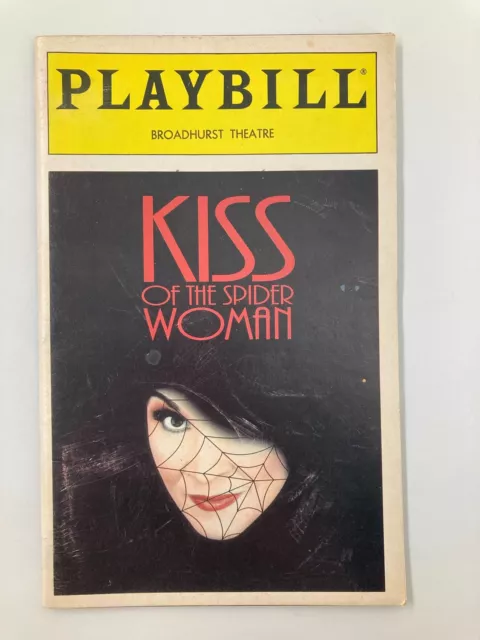 1993 Playbill Broadhurst Theater Kiss of the Spider Woman Chita Rivera