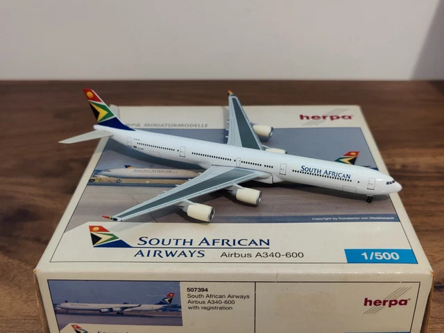Herpa 612616 - 1:250 Lufthansa Airbus A340-600 Lübeck, 24,61