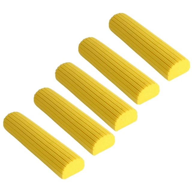 5 piezas / cantidad 28 cm limpieza doméstica PVA espuma esponjosa goma cabeza de fregona E O5H7