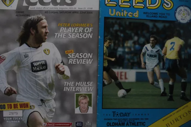 8 Leeds United Programmes