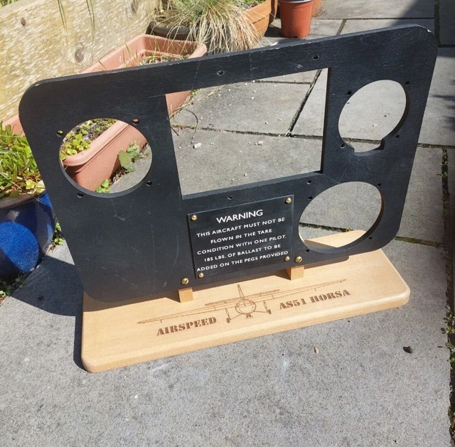 REPRO HORSA GLIDER Pilot WW2 Cockpit Instrument Panel Label Army RAF ...