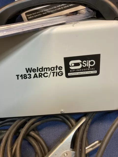 sip weldmate T183 ARC / TIG Inverter Welder Used 4 1 Job Only Portable 2