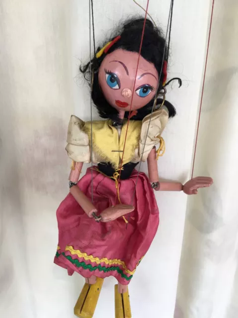 Pelham Puppet Gipsy girl. Vintage Marionette. Unboxed. Good condition