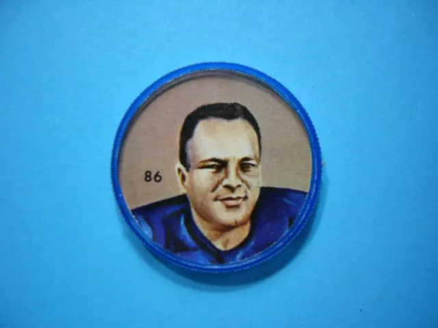 1963 Nalley's Humpty Dumpty Plastic Cfl Football Coin #86 Ron Latourelle Sharp!!