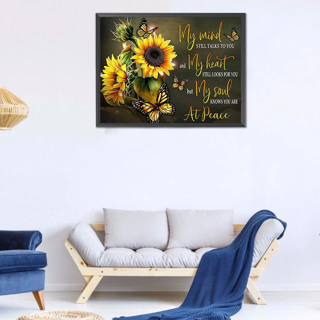 Diamond Painting Sunflower Full Round Drill Picture of Rhinestone DIY Drawing 3