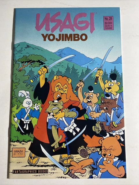 USAGI YOJIMBO v.1 #28 - Fantagraphics Books Stan Sakai Comic Book Ninja Turtles