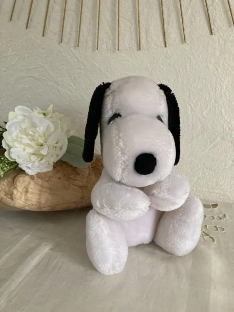 ⚜️ Ancienne Peluche Doudou Tirelire Snoopy  Hauteur 21 Cm Vintage