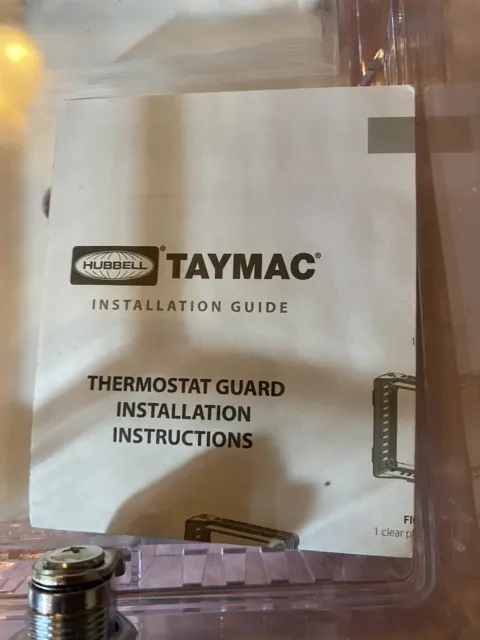 Taymac ZTC200 Clear Plastic Thermostat Guard-Low Profile Size M 2
