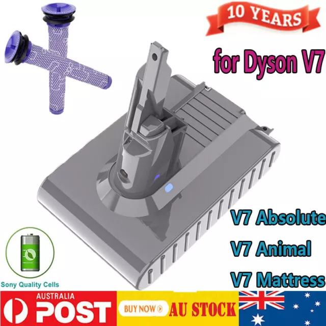 6000mAh For Dyson V7 Cord-free SV37 Battery V7 Advanced  Vacuum Sony Cell 9.5Ah
