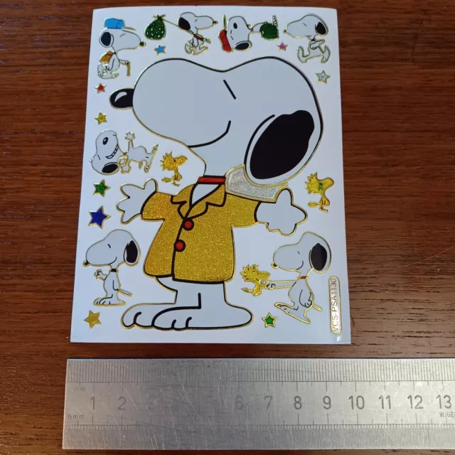 Hallmark Peanuts Snoopy Stickers Sheet 80s 80's PARTY Vintage Woodstock