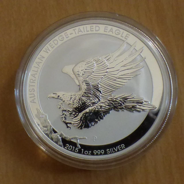2015-P Australia PCGS Gem BU Wedge Tailed Eagle $1 Silver
