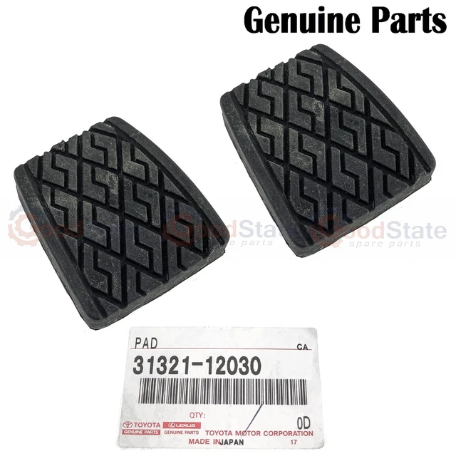thumbnail image 2 of Pair Of Brake & Clutch Pedal Rubbers – Fits Toyota Avensis, Carina, Celica, Corolla, HiAce – 64x59mm 2 of 4
