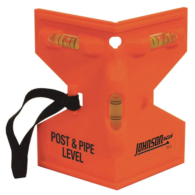 JOHNSON LEVEL & TOOL 175-O Post Level,Standard,3" L,5.50" W,7.75" H