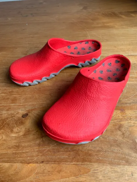 Esmara Ladies Garden Clogs Red Size 3-4 UK