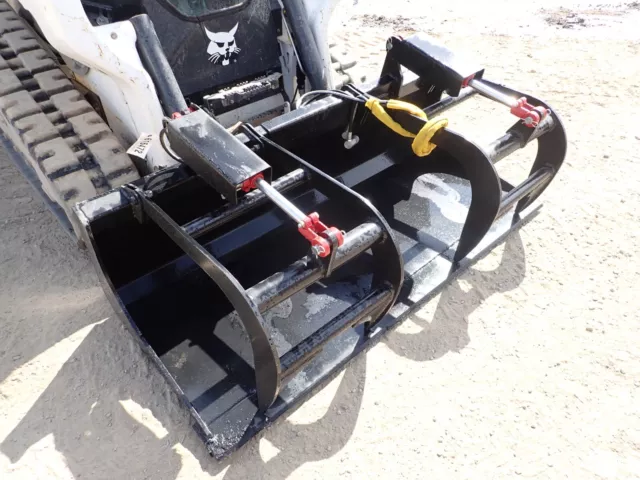 New/Unused 72" Skid Steer Grapple Bucket Stock#616472 Bobcat Cat John Deere