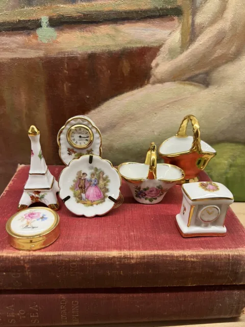 Vintage Collectors Limoges Ornamemt Porcelain French  Limoges. Sold Individually 2