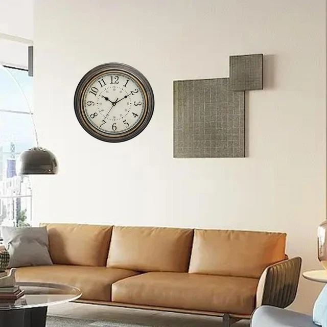 Lot De 2 Mouvements Pendulaires à Quartz Silencieux - Remplacement Pour Horloges Murales DIY