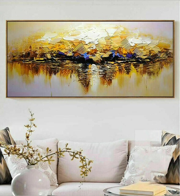 Home decor 100% hand-painted Abstract Scenery oil painting on canvas 48"