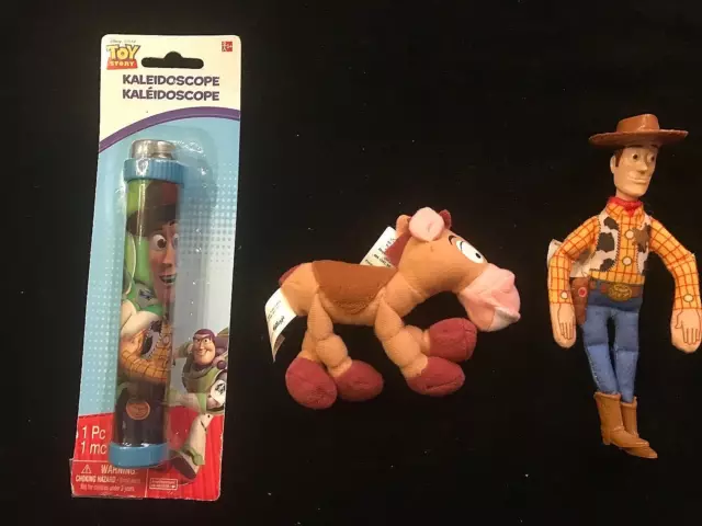 Disney Toy story Buzz Lightyear Kaleidoscope and Woody and Bullseye Toys