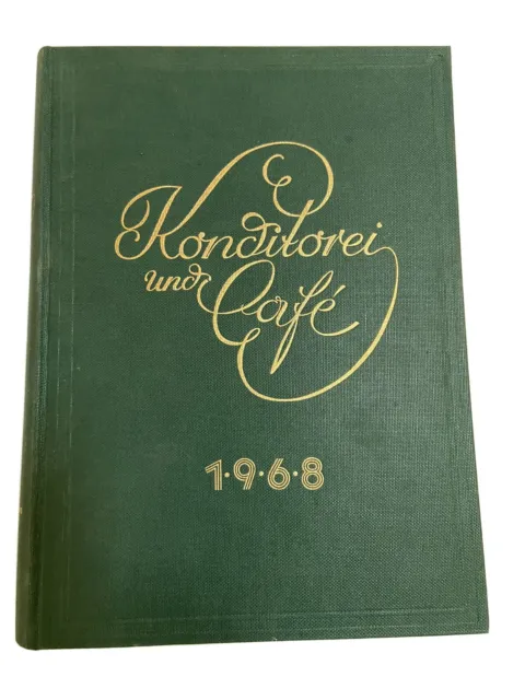 Konditorei&Café 1968 gebundene Fachzeitschrift 792Seiten