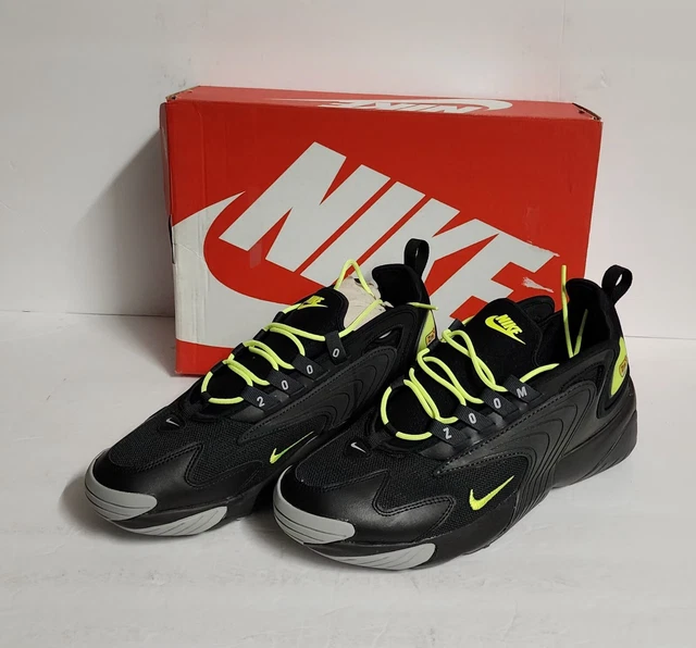 NIKE ZOOM 2K Triple Black Siz UK 10 ZM Air 34.99 PicClick UK